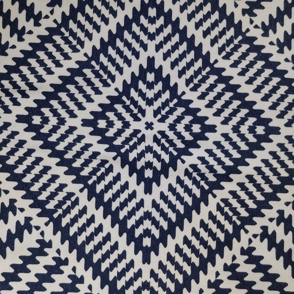 2 Tree Wool Pillow Covers Blue White Accent Decor Tribal Modern Preppy Canvas - Picture 3 of 7